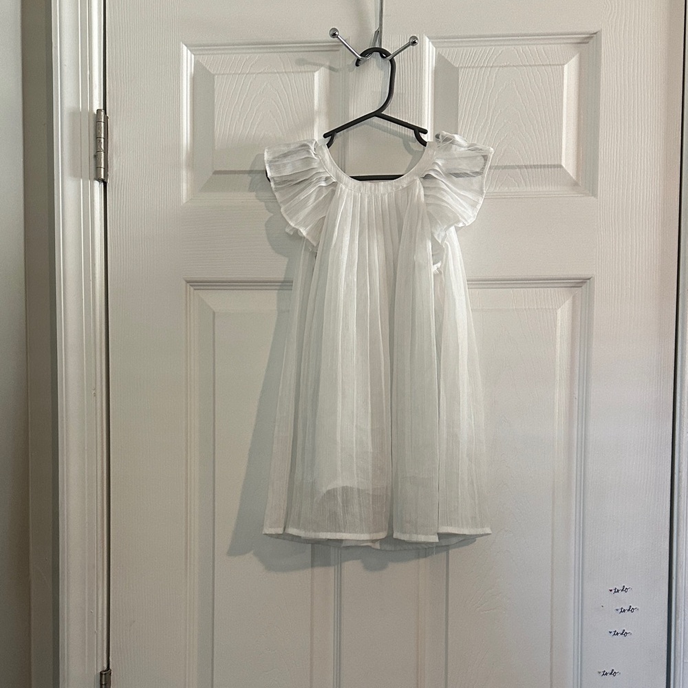 Elegant White Kids Dress